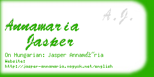 annamaria jasper business card